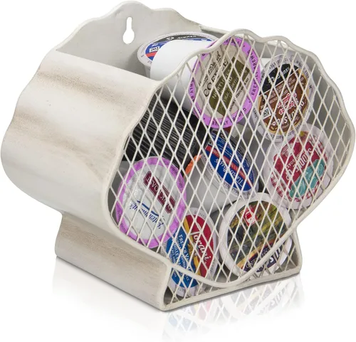 Vista 11 de Made Easy Kit Organizador de cestas de cápsulas de café, decoración útil, compatible con cápsulas Keurig K-Cup, decoración funcional de barra
