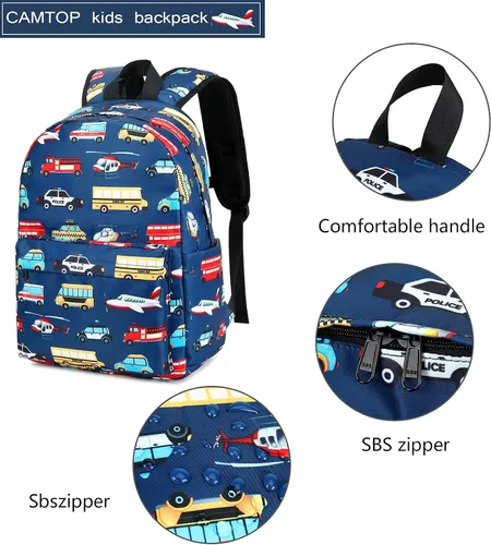 Vista 8 de CAMTOP Mochila para niños en edad preescolar para jardín de infantes bolsa escolar para niños y niñas 154x 45x 102HWL