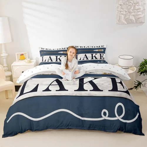Vista 15 de Funda de edredón de león, juego de ropa de cama con estampado de mandala para niños, funda de edredón bohemia para niños y niñas, decoración