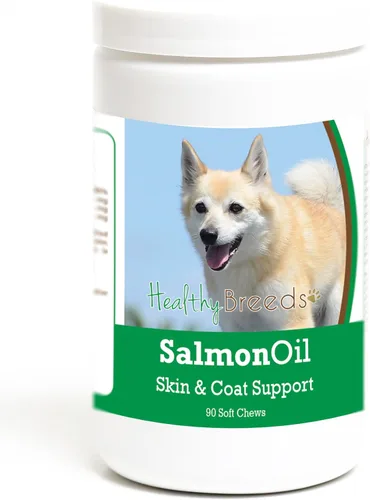 Vista 119 de Healthy Breeds Affenpinscher - Masticables suaves de aceite de salmón, 90