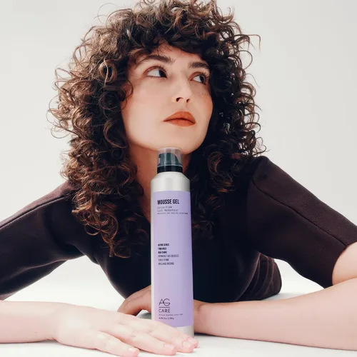 Vista 6 de AG Care Mousse Gel Extra-Firm Curl Retention, 10 Fl Oz