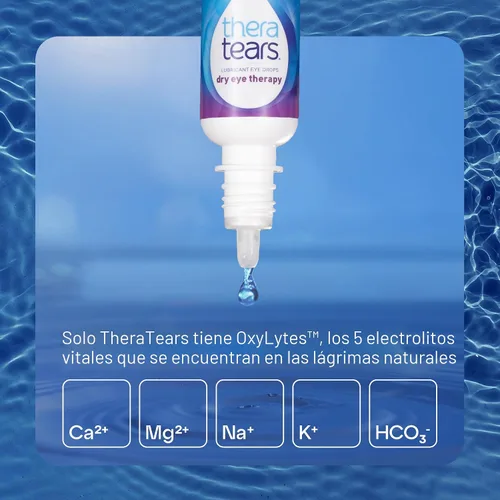 Vista 3 de TheraTears Terapia para Ojos Extra Secos Gotas Lubricantes para Ojos Secos, 0.5 Fl Oz