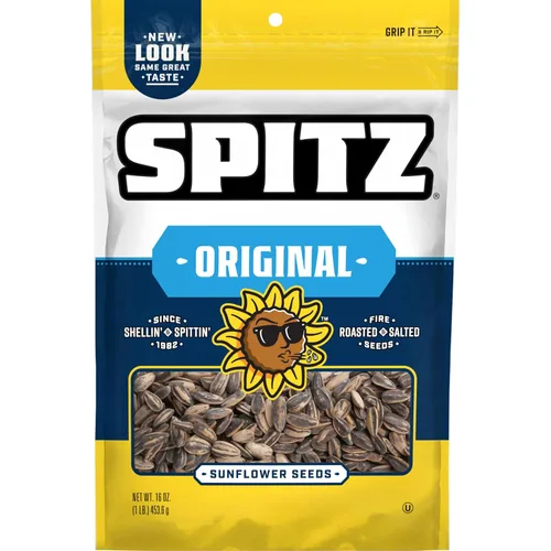 Vista 11 de Spitz Semillas de calabaza, pimienta agrietada, bolsa de aperitivos de 4 onzas