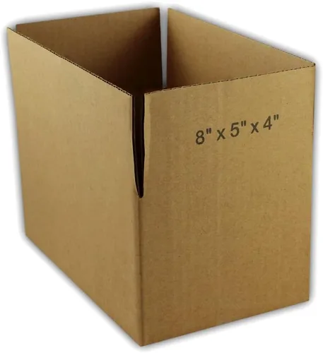 Vista 2 de EcoSwift 30 cajas de embalaje de la cartulina acanalada 8x5x4 que envían por correo los cartones móviles de la caja de envío