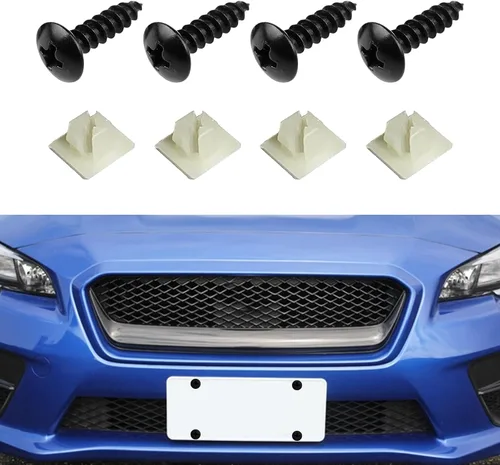 Vista 8 de Tornillos antirrobo para placa de matrícula, accesorios de montaje resistentes a manipulaciones, juego de tornillos de seguridad de 1/4" (M6), kit