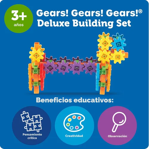 Vista 7 de Learning Resources: set de engranajes de juguete
