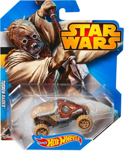 Vista 3 de Hot Wheels Coche de personajes de Star Wars, Tusken Raider