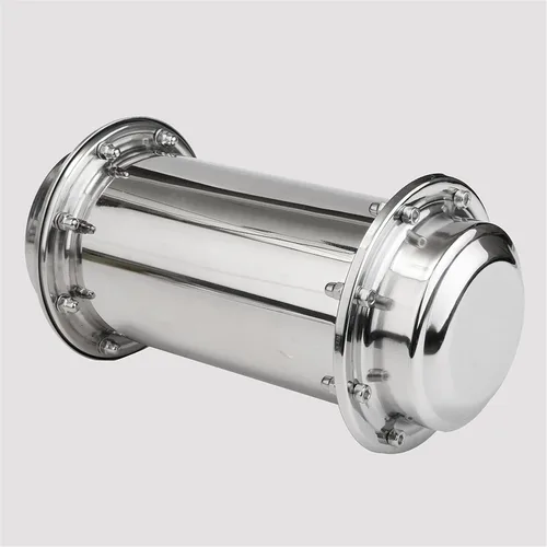 Vista 8 de Stainless Steel Time Capsule 26cm Length 10cm Diameter Sealed Container for Events Weddings Birthdays Durable Design Ideal Size for Keepsakes