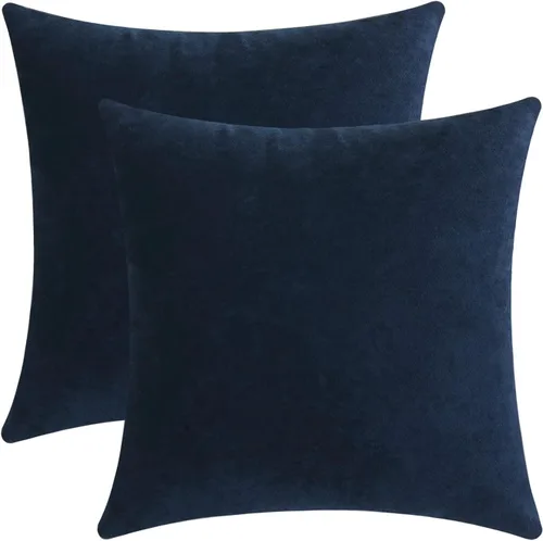 Vista 15 de Jeneoo - Fundas de almohada decorativas rojas brillantes de chenilla suave, fundas de cojín cómodas y sólidas para sofá de sala de estar