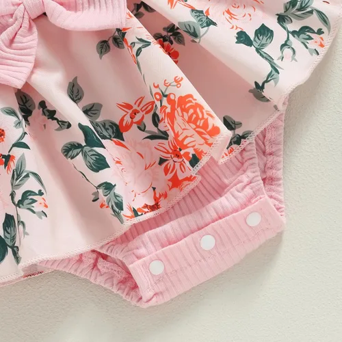Vista 7 de Mubineo Ropa de primavera y otoño para bebé niña, traje de manga larga con encaje floral