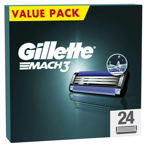 Vista 2 de Gillette Mach3 - Cuchillas de repuesto para hombre, el embalaje puede variar, fresco, 4