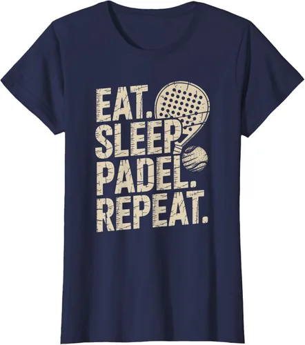 Vista 31 de Camiseta Eat Sleep Padel Repeat Padel Jugador de Tenis