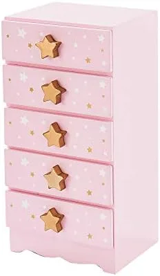 Vista 7 de Teamson Kids TD-12884A Fashion Star Prints Renee Joyero, RosaBlancoOro