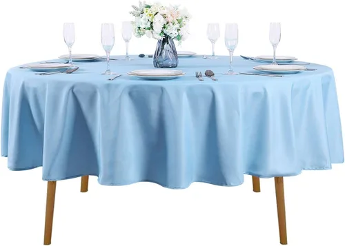 Vista 20 de Mantel rectangular de tela de poliéster lavable de 60 x 120 pulgadas, para decoración de bodas, fiestas, comedores, banquetes