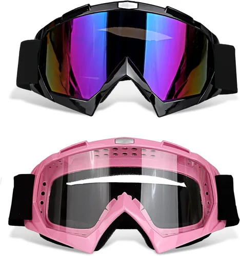 Vista 14 de Gafas de motocross con protección UV para ATV Motocross Racing Off Road