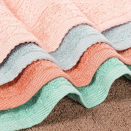 Vista 5 de Toallas para cuerpo y cara, juego de toallas de baño absorbentes a granel, toallas de hotel 100% algodón para baño, toallas duraderas y suaves