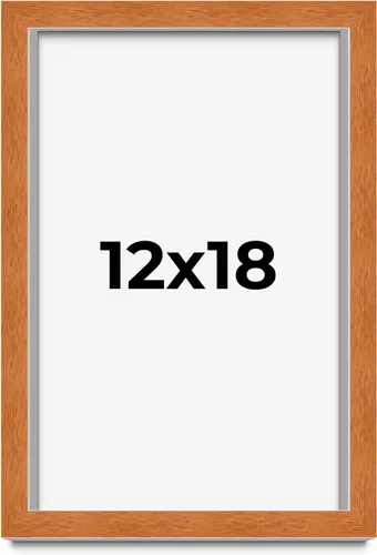 Vista 63 de Marco de 3 x 3 pulgadas de madera maciza de nuez y miel marrón con plexiglás acrílico UV, respaldo de tablero de espuma y accesorios para colgar