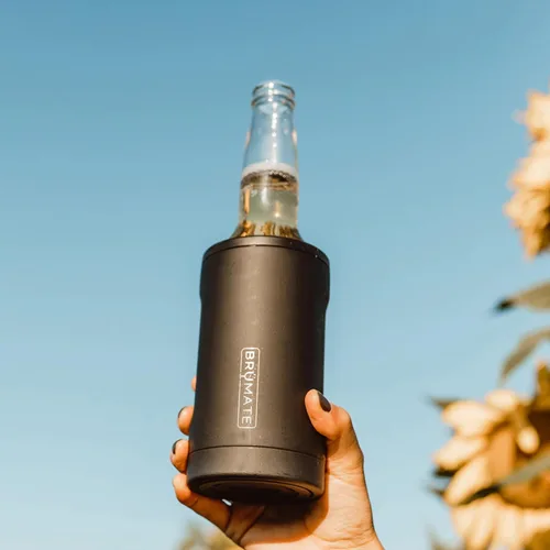 Vista 4 de BrüMate Hopsulator Bott'l Enfriador de Botellas Aislado para Botellas de Vidrio Estándar de 12oz Soporte de Bebidas de Botellas de Vidrio de Acero