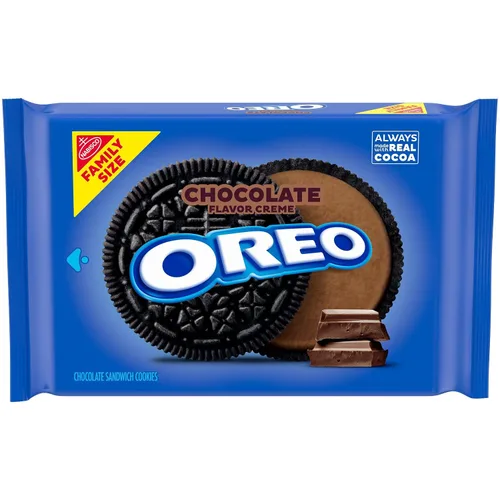 Vista 23 de OREO Galletas sándwich de chocolate, 60 paquetes de bocadillos (2 galletas por paquete) (paquete de 2)