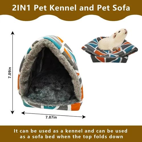 Vista 2 de Accesorios para jaulas de animales pequeños, hábitats de alojamiento, conejos enanos, hámsters, conejillos de indias, hurones, erizos y otros