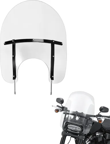 Vista 9 de TCT-MOTORPARTS Soporte de montaje del parabrisas para Harley Road King FLHR Special FLHRXS CVO Road King 1994-2025