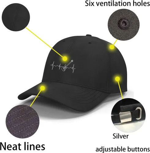 Vista 3 de DUODUO Gorra de béisbol unisex, gorra ajustable de ala plana de verano a la moda para mujeres y hombres