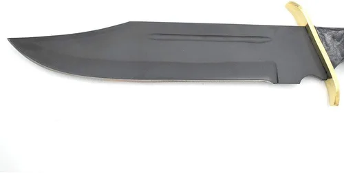 Vista 2 de Western Outlaw Caza Camping Collectores Cuchillo (CW) (negro)