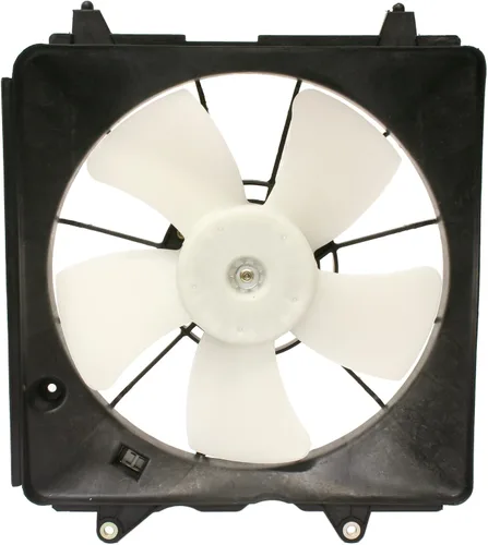 Vista 2 de Evan Fischer Juego de 2 (1) ventilador de condensador A/C para el lado del conductor y del pasajero, y (1) ventilador de radiador compatible
