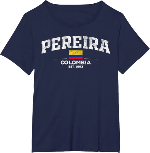 Vista 25 de Camiseta Pereira Colombia, Negro