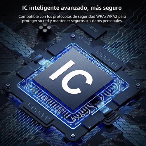 Vista 4 de Amplificador de señal WiFi, extensor WiFi 2026 AC1200Mbps de banda dual