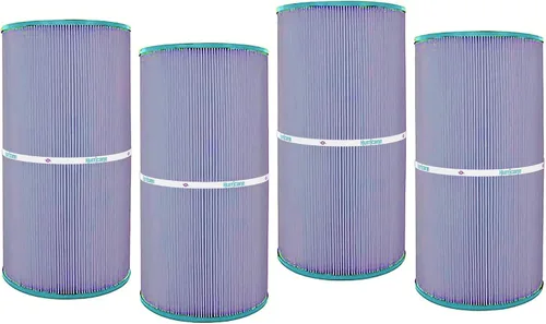 Vista 8 de Hurricane Filtros - Paquete de 4 cartuchos de filtro avanzados para piscina HF7469-04, repuesto para PCC60, Unicel C-7469, Filbur FC-1975, Pentair