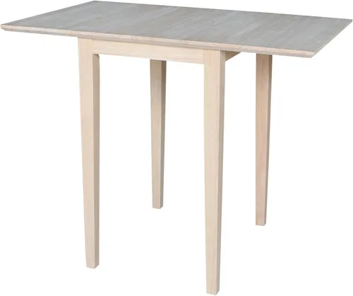 Vista 16 de IC International Concepts Mesa de madera maciza, 36 pulgadas, sin terminar Espresso