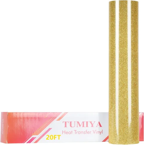Vista 57 de TUMIYA - Rollo de vinilo para transferencia de calor (100.1 x 14.8 ft, vinilo adhesivo brillante HTV (rosa)