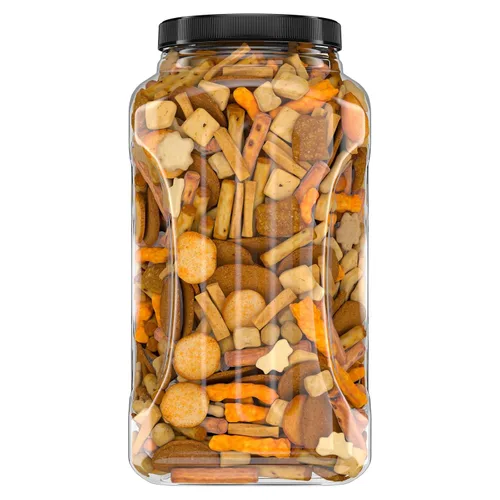 Vista 3 de Utz Pub Mix, 42 onzas. Barril, mezcla de bocadillos sabrosos con una mezcla de sabores crujientes para un delicioso aperitivo de fiesta, recipiente
