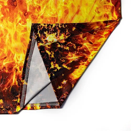 Vista 4 de Asylvain Camiseta unisex con gráfico 3D, diseño colorido, manga corta, cuello redondo, camiseta digital para jóvenes