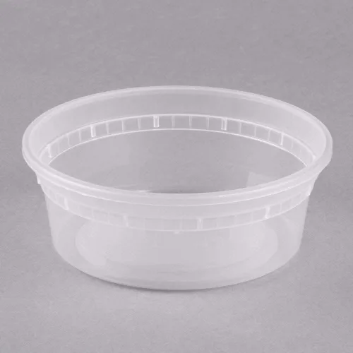 Vista 7 de RiverBlue TSHomeGoods - Recipientes de almacenamiento de alimentos con tapas, 8 onzas, aptos para congelador, microondas, preparación de comidas