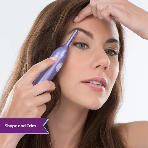 Vista 9 de Schick Hydro Silk Recortadora de acabado perfecto, kit de aseo 8 en 1 para mujer