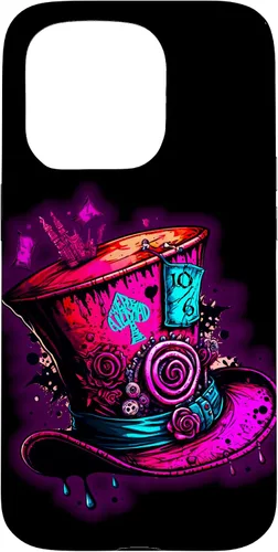 Vista 13 de Funda para iPhone 11 Pro Max We're All Mad Here Pink Steampunk Alicia en el país de las maravillas