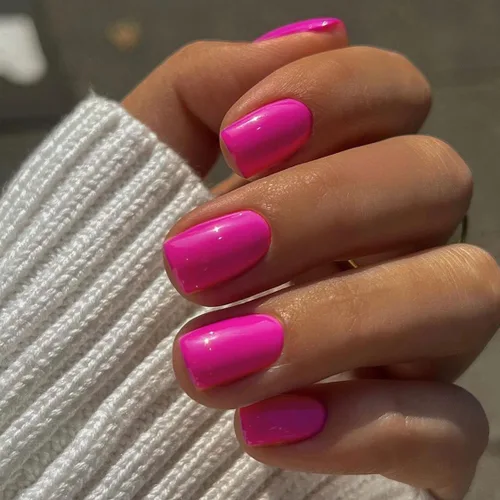 Vista 35 de Uñas postizas a presión color rosa bebé con forma de almendra, 48 piezas, uñas postizas gruesas neutras para mujeres, uñas de almendra medianas a