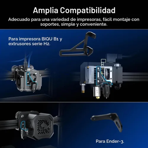 Vista 6 de BIQU MicroProbe V2.0 + Soporte de montaje para BIQU B1/H2/Ender-3/Ender-3 V2 Kit de sensor de nivelación de cama automático 3D Herramienta