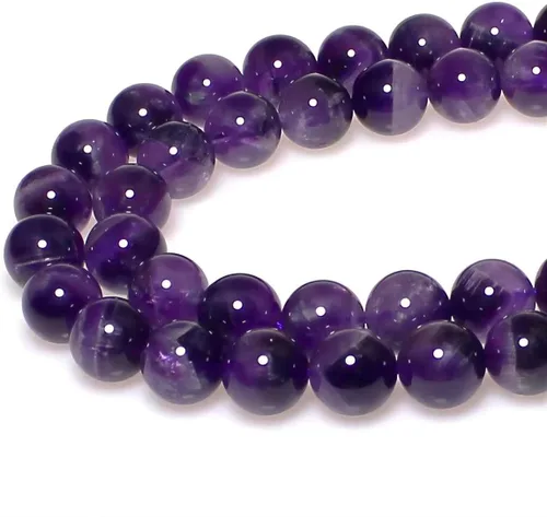 Vista 18 de MJDCB Cuentas de Turquesa Africana Natural Redondas Piedras Sueltas para Hacer Joyas Pulsera Collar Accesorio DIY 15" (4mm)