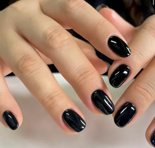 Vista 14 de modelones Uñas cortas a presión, kit de uñas postizas ovaladas A1-rosa blanco