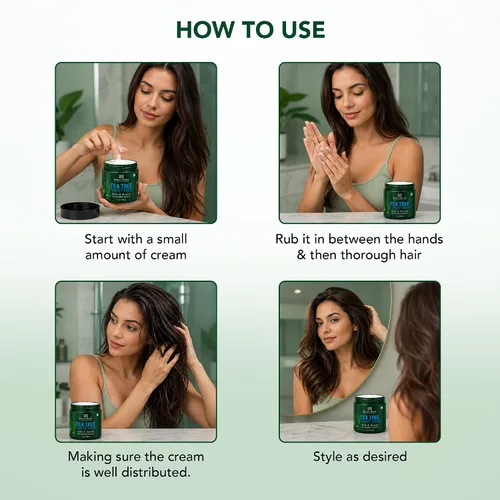 Vista 3 de Botanic Hearth Mascarilla para el cabello (7 onzas, forma de árbol de té)