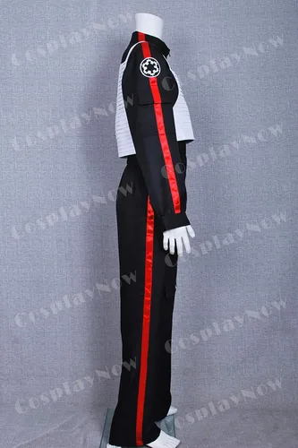 Vista 7 de Imperial Fighter Pilots Costume Jumpsuit Vest Suit