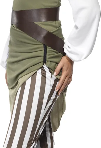 Vista 3 de Smiffys Disfraz de Shipmate Sweetie para mujer, color verde