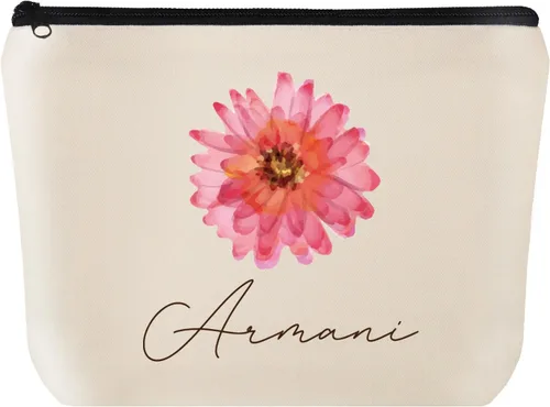 Vista 13 de Bolsa de maquillaje personalizada para regalos de damas de honor, regalos de boda para dama de honor, matrona de honor, regalo personalizado