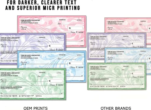 Vista 3 de MTI 4001n Paquete de impresora de cheques de oficina inalámbrica con 1 cartucho de tóner MICR 148A W1480A modificado por OEM para impresión