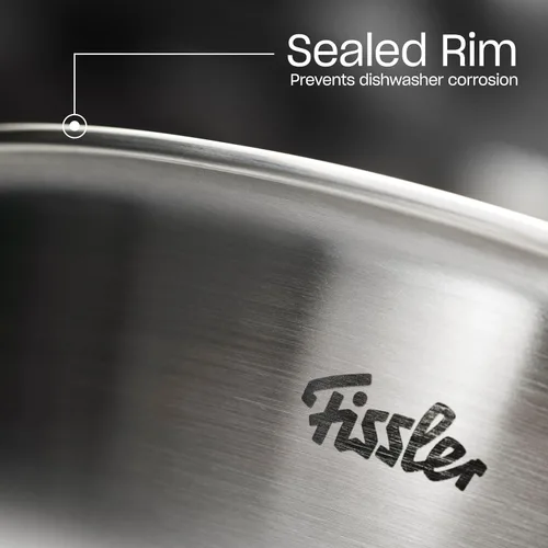 Vista 9 de Fissler M5 Pro-Ply - Sartén de acero inoxidable de 5 capas, 8 pulgadas