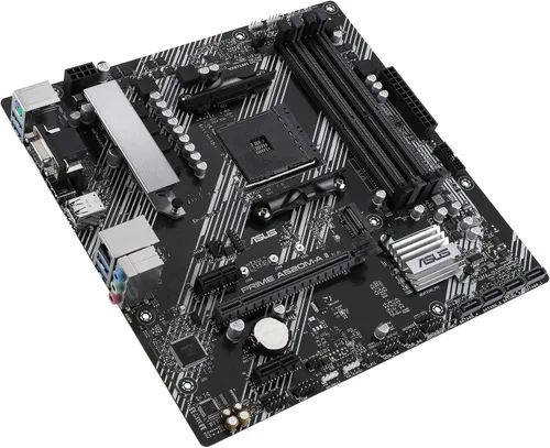 Vista 4 de ASUS Prime A520M-A II/CSM AMD AM4 (3ª generación Ryzen) placa base comercial microATX