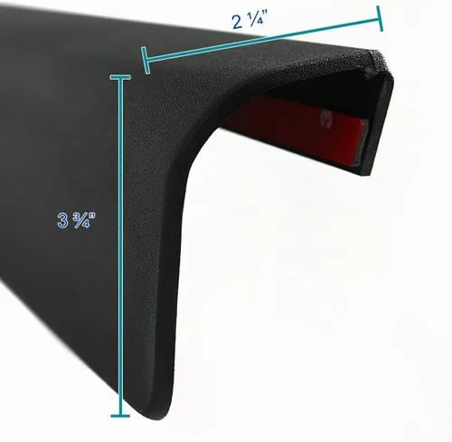 Vista 4 de Spec-D Tuning Protector de Compuerta Trasera de Camión Tapa ABS Negro Compatible con Chevy Silverado 2500 2007-2014
